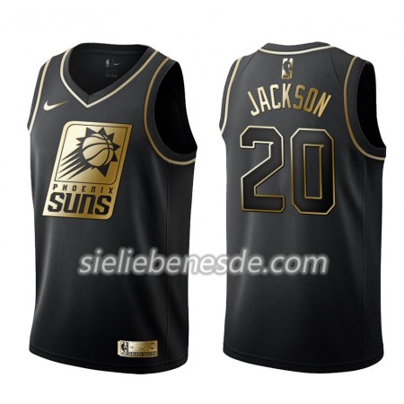 Herren NBA Phoenix Suns Trikot Josh Jackson 20 Nike Schwarz Golden Edition Swingman